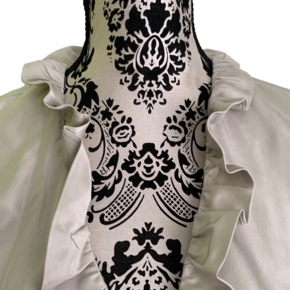 J. Crew Blakley Silk Taffeta Ruffle Wrap Dress - Picture 6 of 11